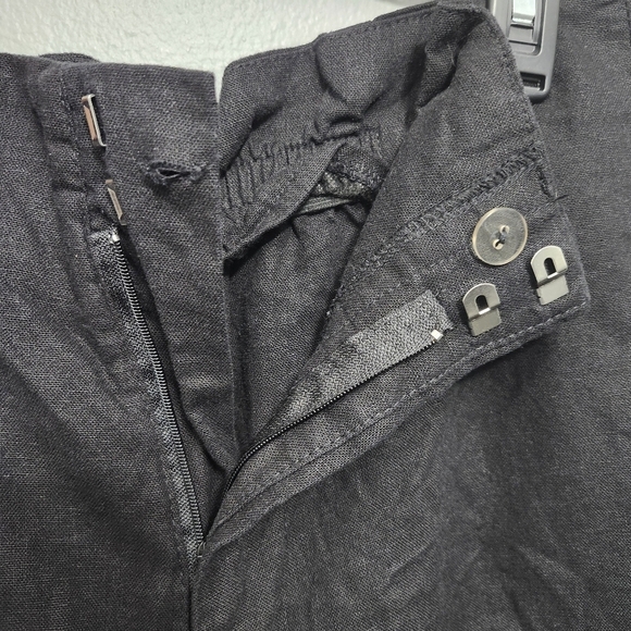 Love tree women's shorts size large black linen blend - Picture 4 of 8